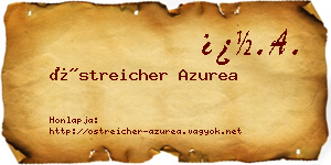 Östreicher Azurea névjegykártya